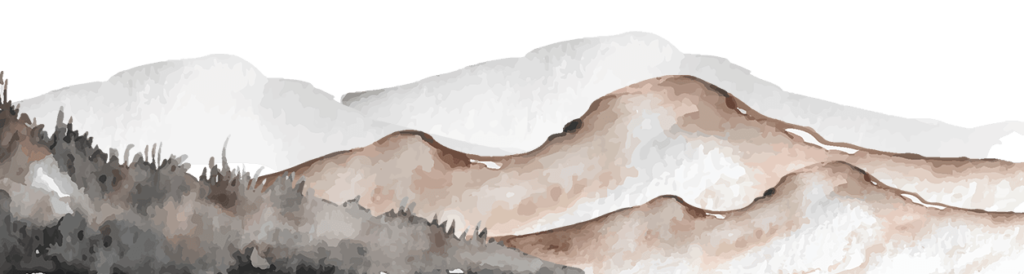 Gunung Watercolor